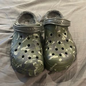 New: Classic Lined Camo Crocs